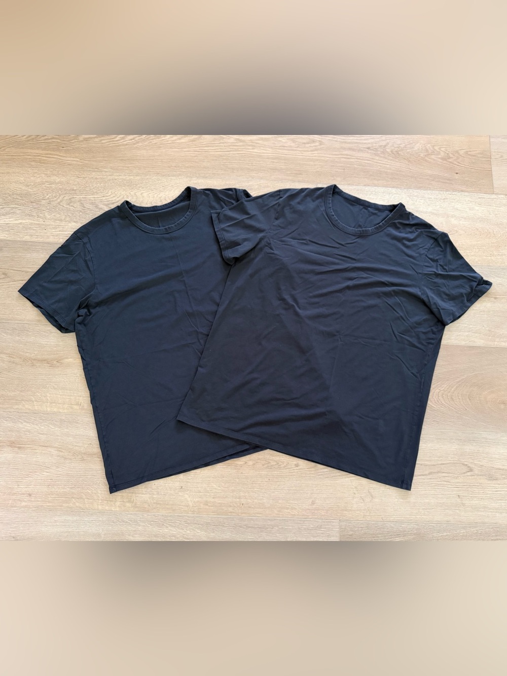 lululemon Fundamental T-Shirt Men’s Pima Cotton Blend 2XL 2 Pack Black